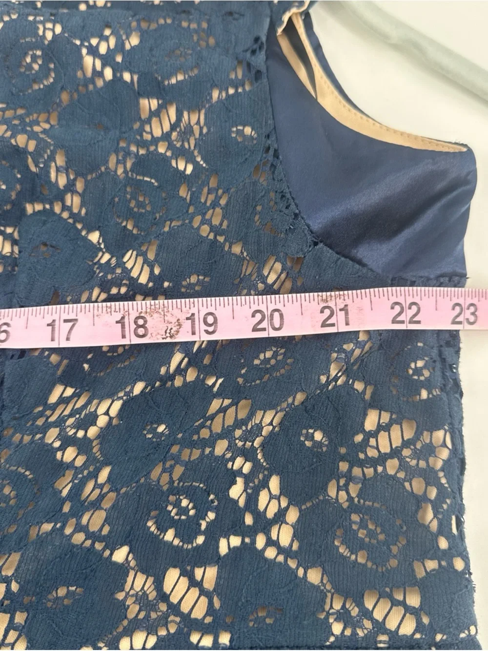 Pompous Girly Blue Lace Dress SZ 22W